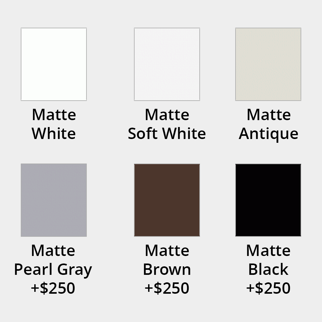 Available color options preview