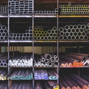 Assorted pipes and extruded metal
